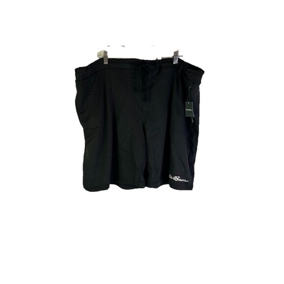 Eddie Bauer Other - New Eddie Bauer Spell Out Above The Knee Baggy Shorts Black